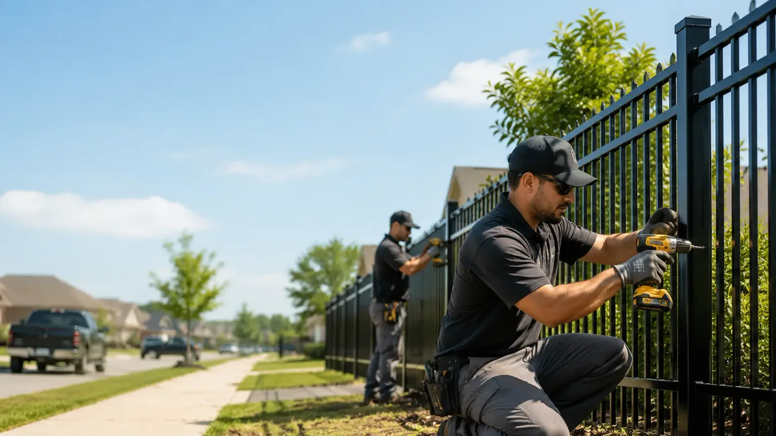 Metal Fence Installation in Big Rock, IL
